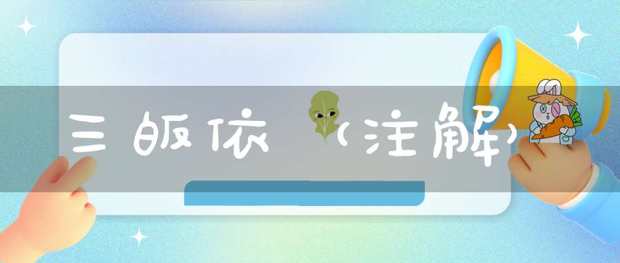 三皈依（注解）
