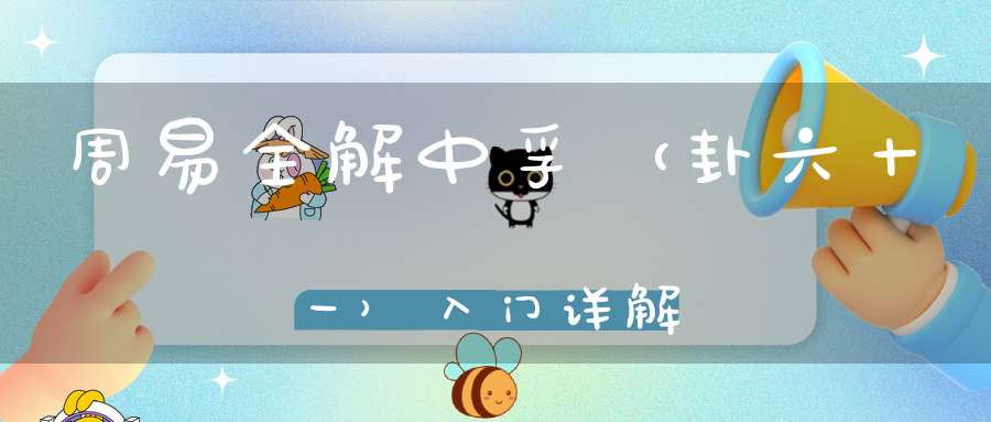 周易全解中孚（卦六十一）入门详解