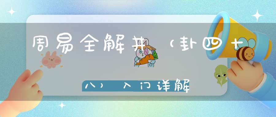 周易全解井（卦四十八）入门详解