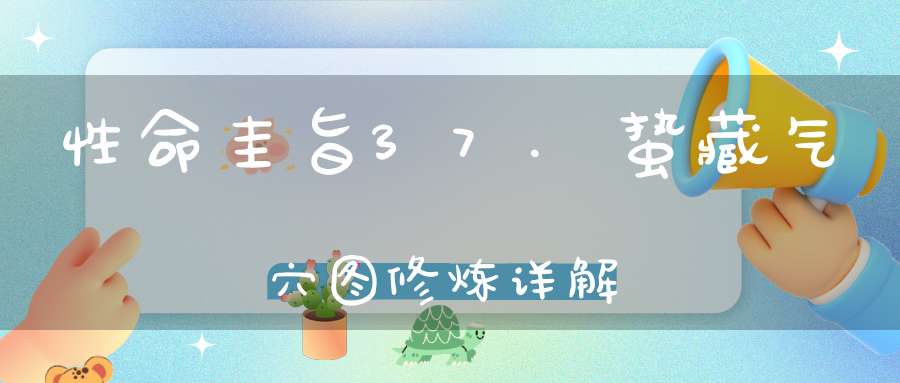 性命圭旨37.蛰藏气穴图修炼详解