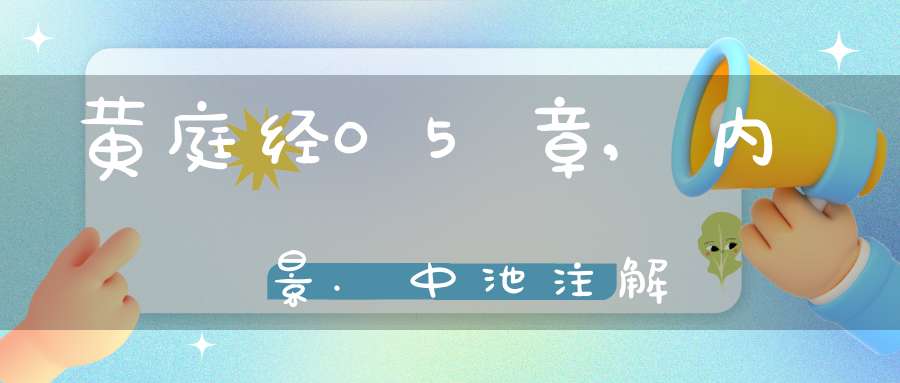 黄庭经05章,内景.中池注解