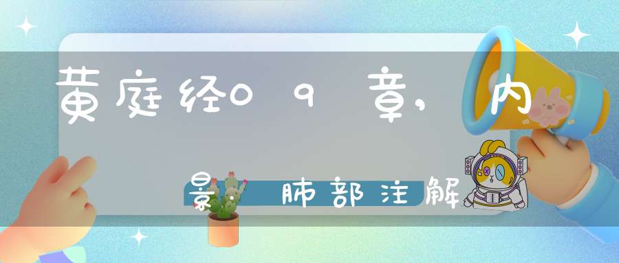 黄庭经09章,内景.肺部注解