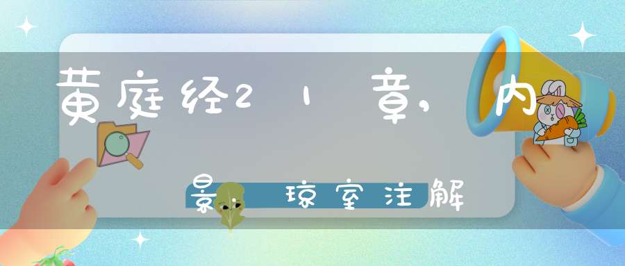 黄庭经21章,内景.琼室注解